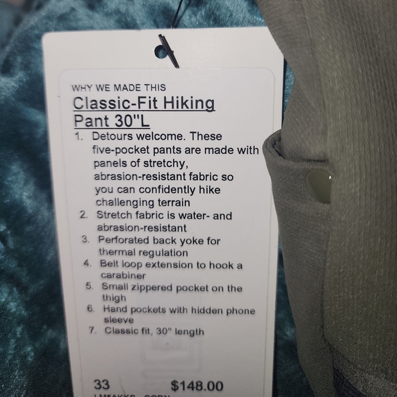 Size 30 Men's lululemon pants - Picture 9 of 11